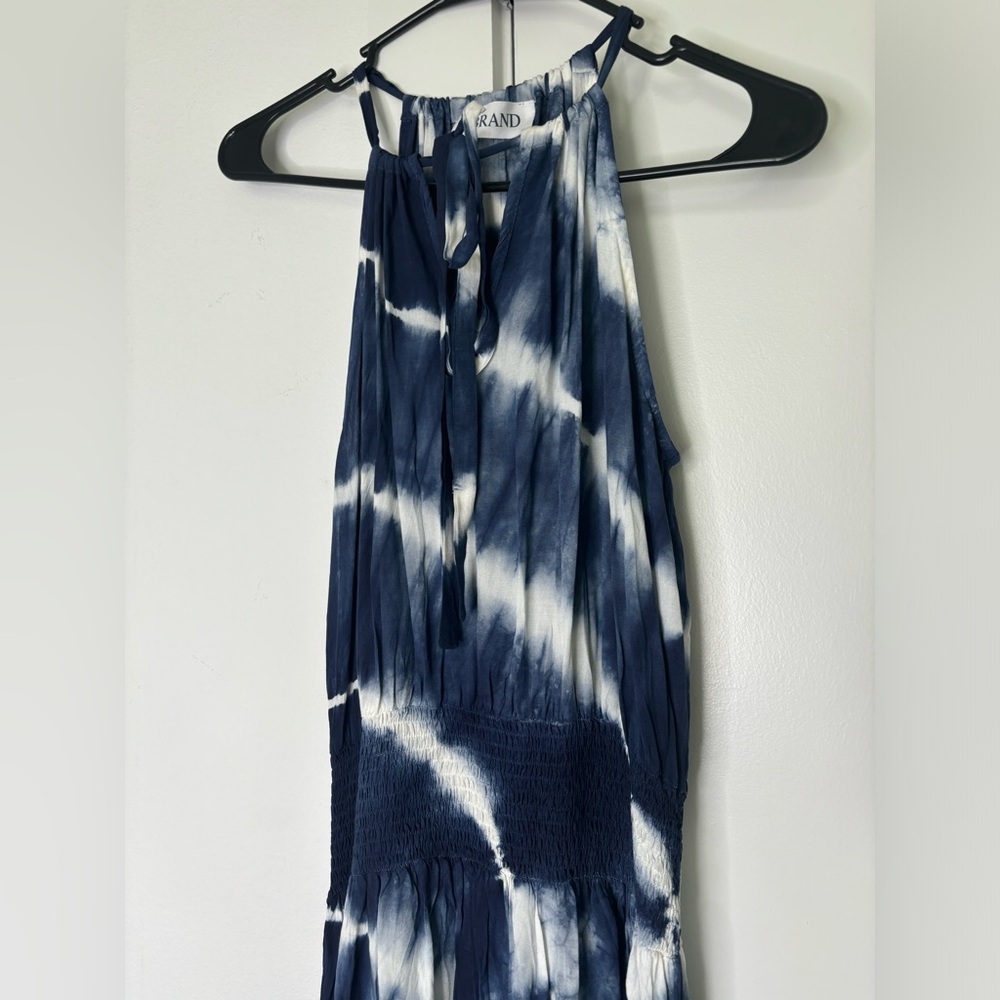 Boutique style printed maxi dress sz M/L - Picture 5 of 7